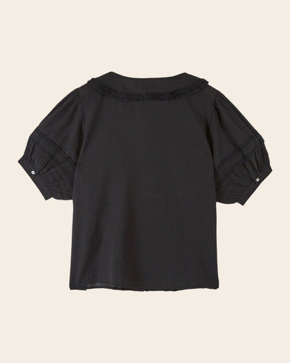 Emile et Ida | Blouse Davina Noir - Vintage Lace