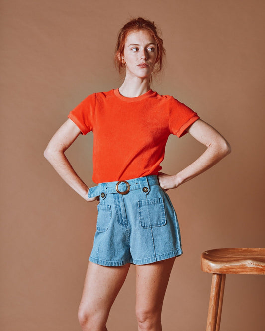 Denim Shorts Delina1 Denim-Light