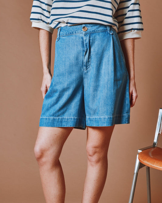 Denim Shorts Derek Denim-Bleached
