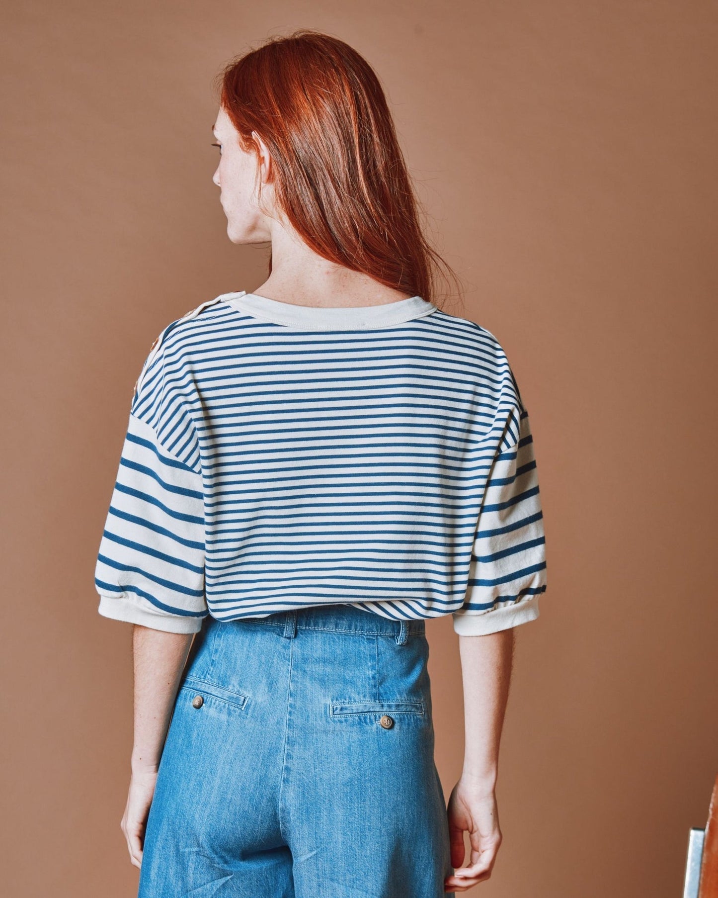 Emile et Ida | Derek Denim Bermuda Short - Bleached Blue