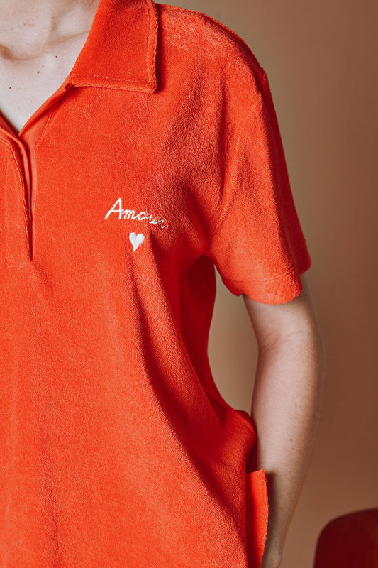 Tshirt Donte Coquelicot