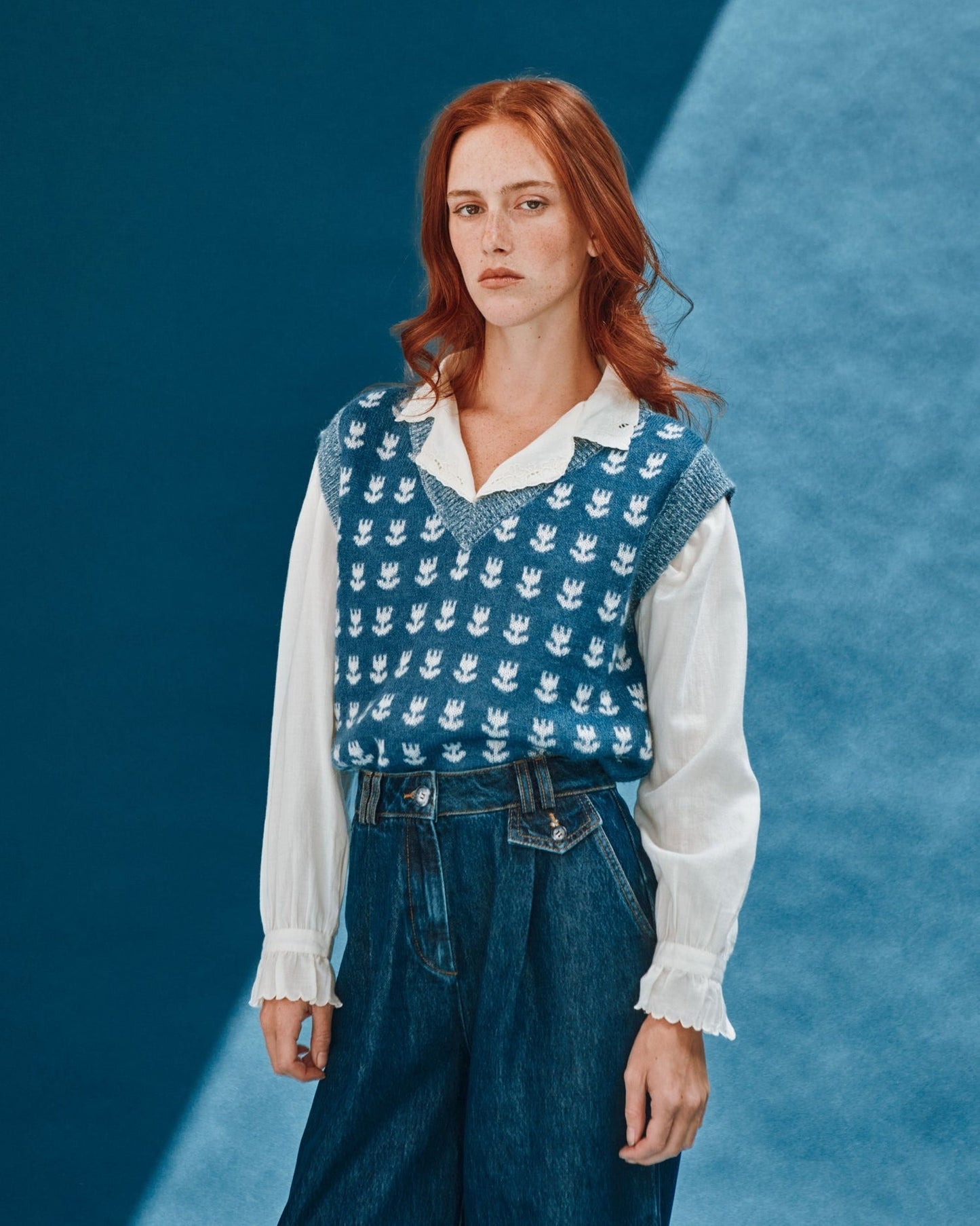 Vest Ida-carole Bleu