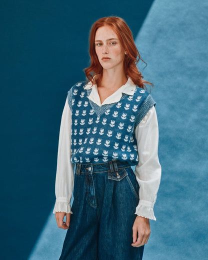 Vest Ida-carole Bleu