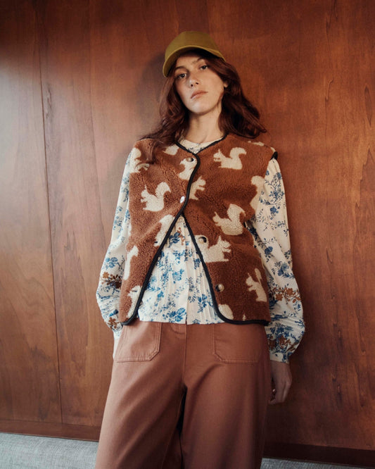 Gilet Sans Manche Ida-cassis Ecureuil