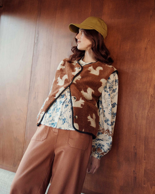 Gilet Sans Manche Ida-cassis Ecureuil