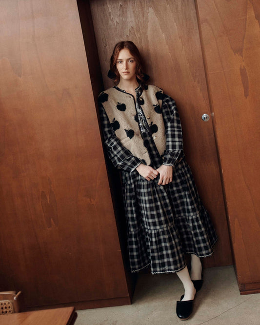 Gilet Sans Manche Ida-cassis Pomme