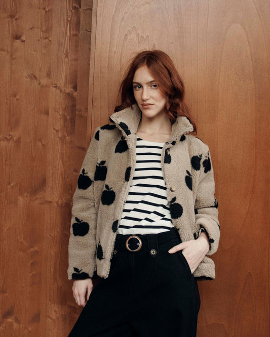 Veste Fausse Four Ida-chataigne Pomme