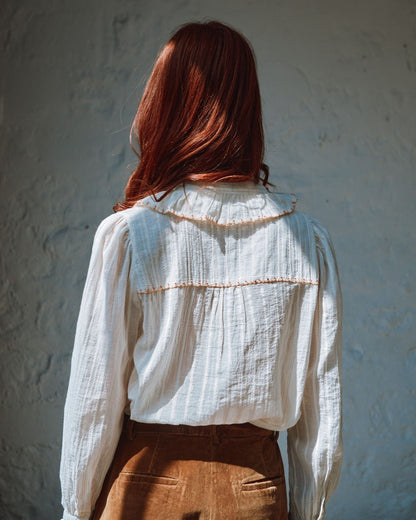 Blouse Col Bordag Ida-christelle Ecru