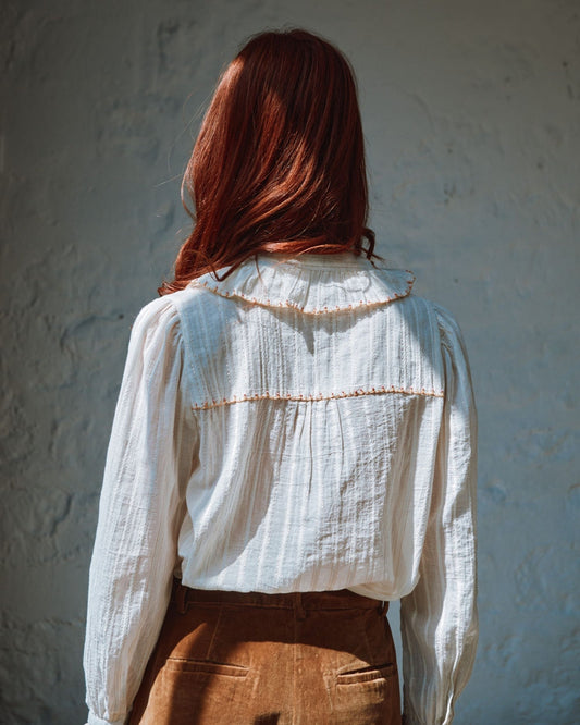 Blouse Col Bordag Ida-christelle Ecru