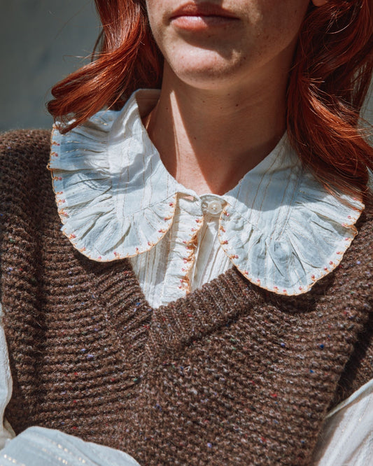 Blouse Col Bordag Ida-christelle Ecru