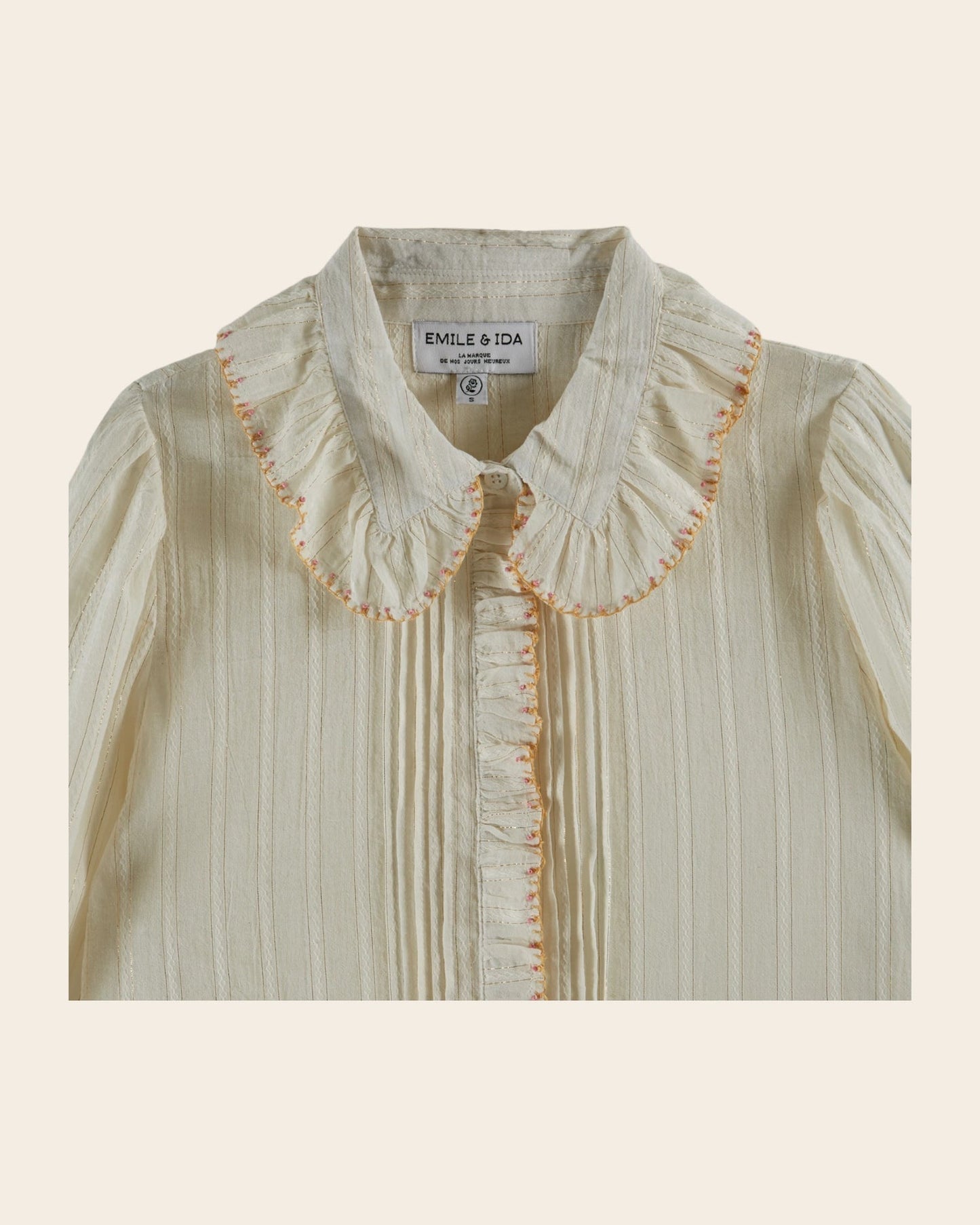 Blouse Col Bordag Ida-christelle Ecru
