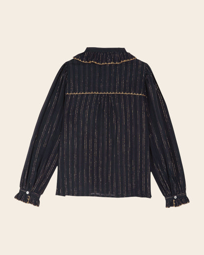 Blouse Col Bordag Ida-christelle Marine