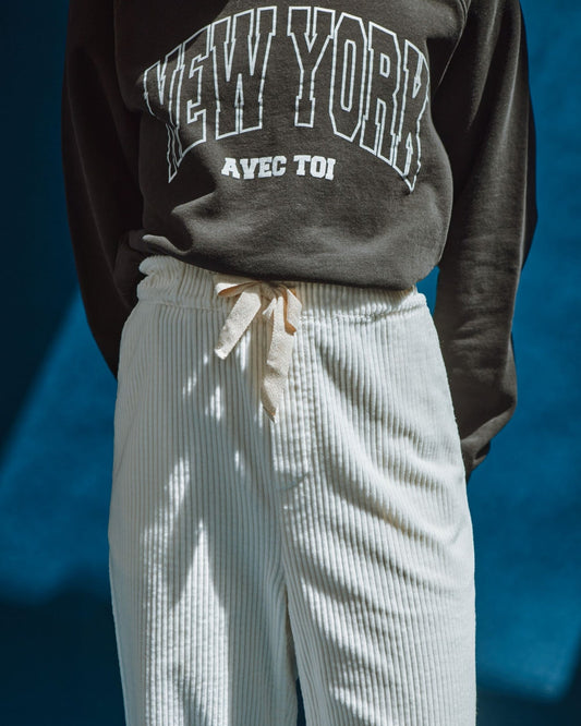 Sweatshirt Ida-crystal Creme