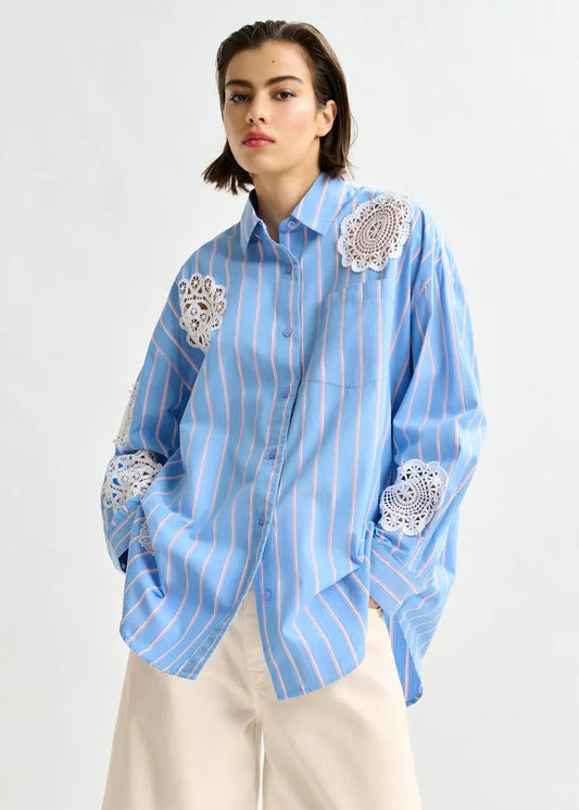 Shirt Identical Pale-Kingsblue