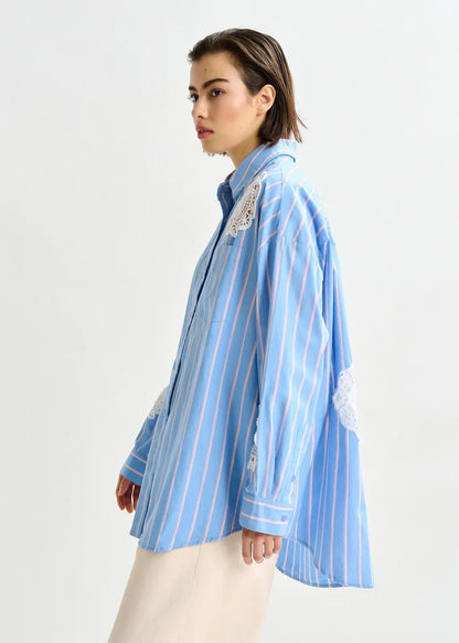 Shirt Identical Pale-Kingsblue