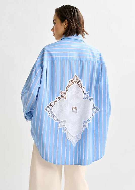 Shirt Identical Pale-Kingsblue
