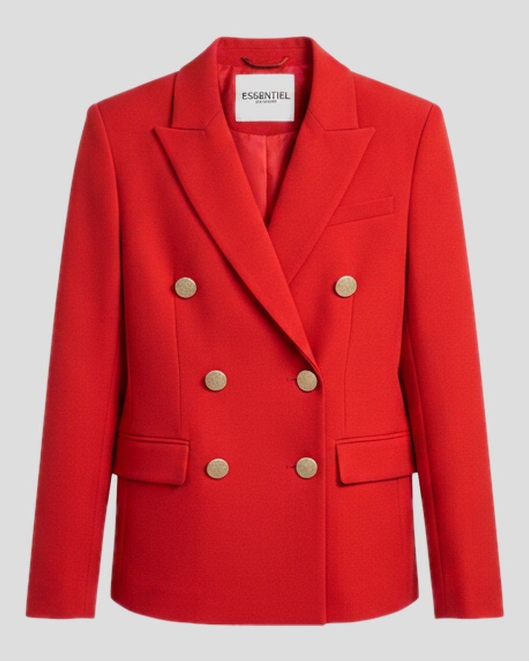 Essentiel Antwerp | Irtha Double-Breasted Blazer - Navy Santa-Claus