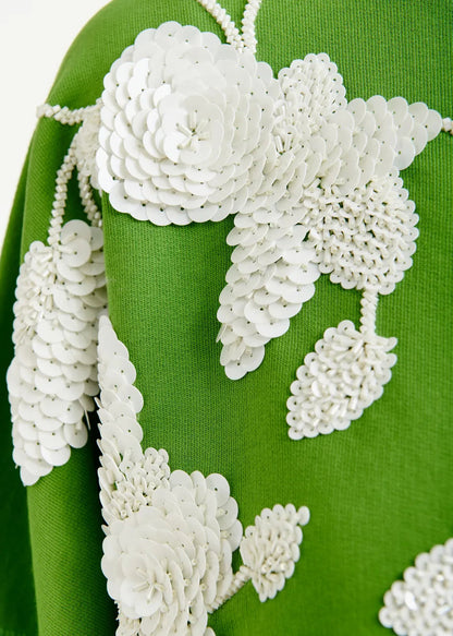 Essentiel Antwerp | Jaga Sequin-Embellished Sweatshirt - Spirulina-Green