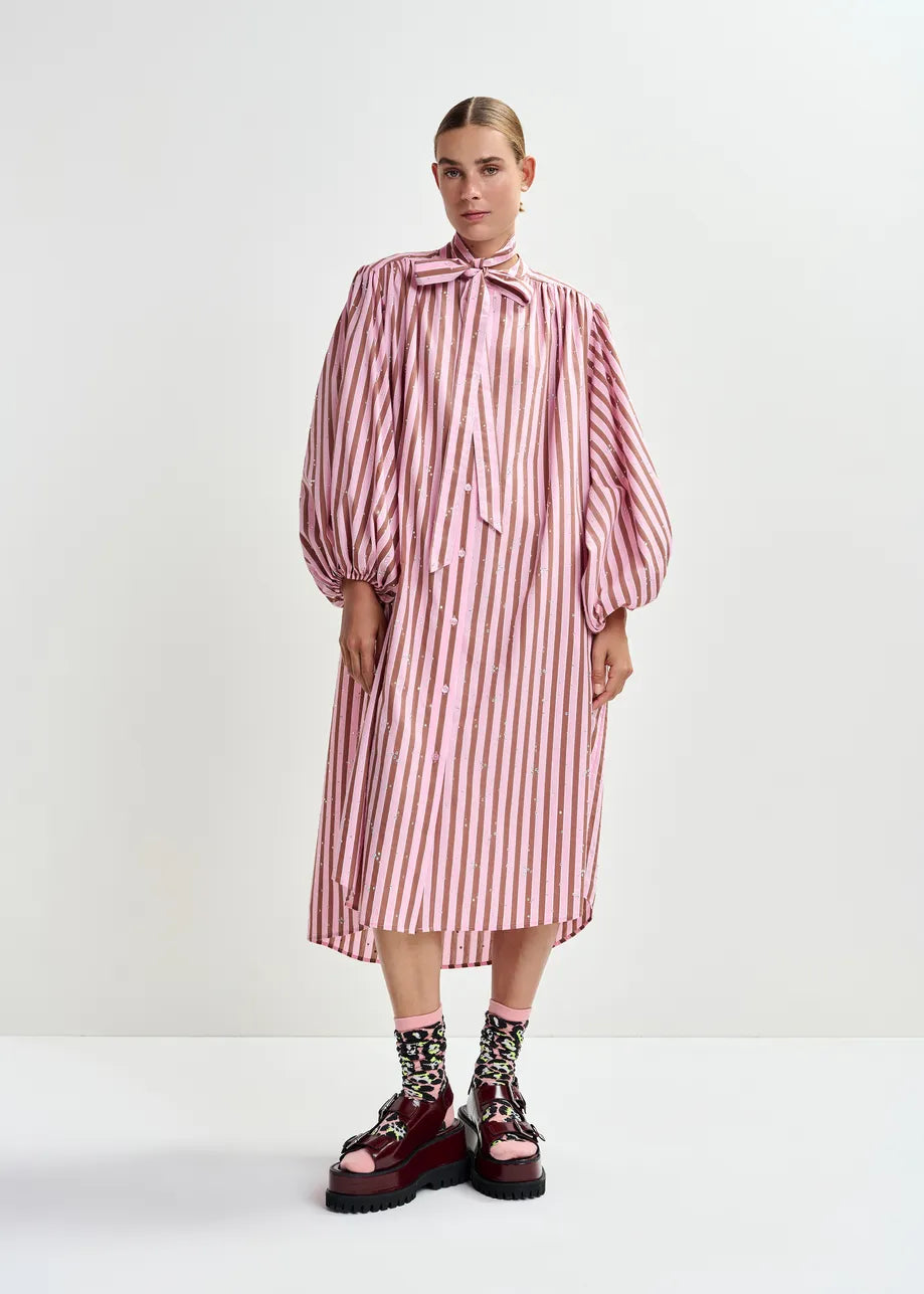 Essentiel Antwerp | Jodianna Oversized Poplin Dress - Young-Rose