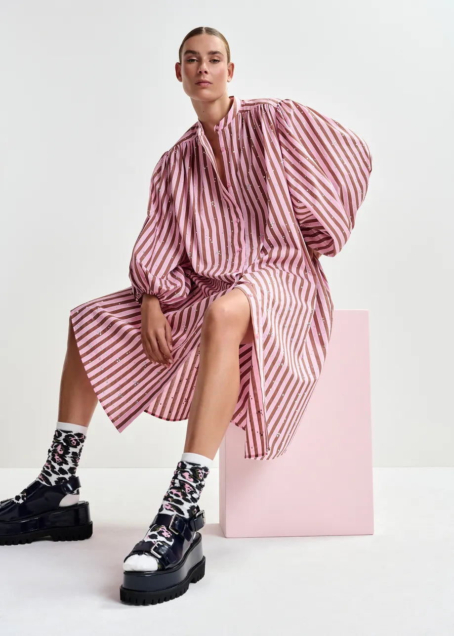 Essentiel Antwerp | Jodianna Oversized Poplin Dress - Young-Rose