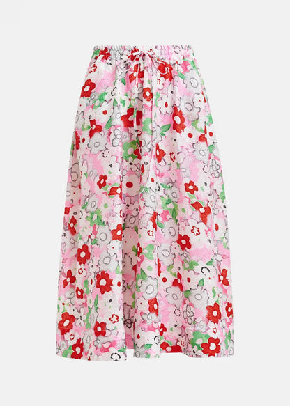 Essentiel Antwerp | Julianne Jacquard Midi Skirt - Multicolor Cotton-Andy