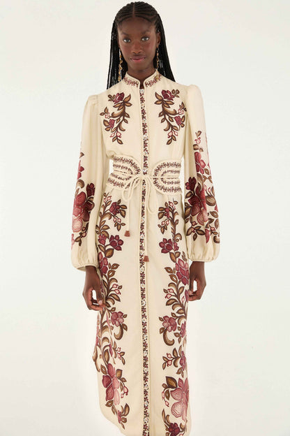 Dress 342682 Renata-Floral-Sand