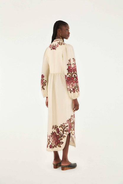 Dress 342682 Renata-Floral-Sand