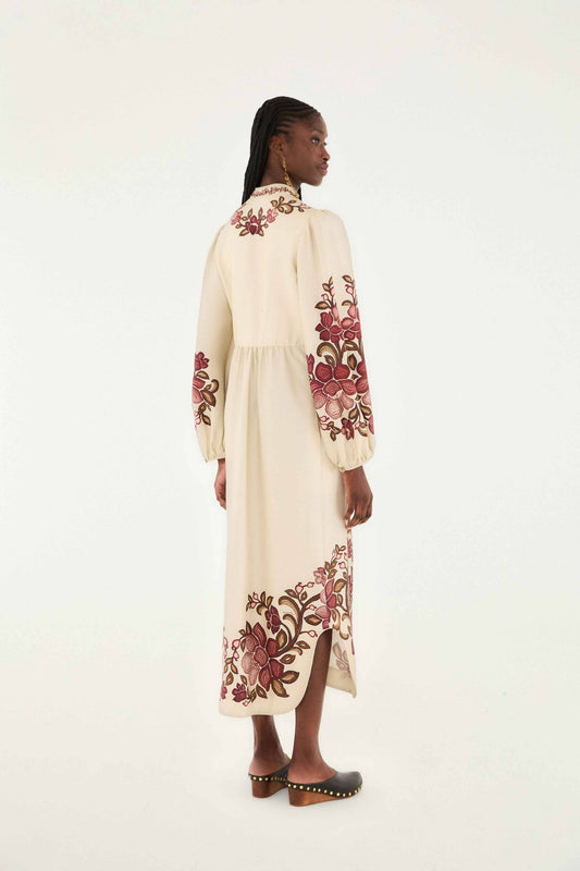 Dress 342682 Renata-Floral-Sand
