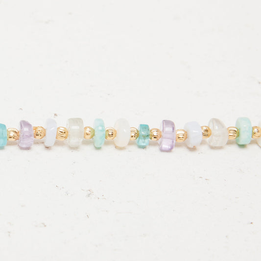 Necklace Anisha Multico-Amazonite