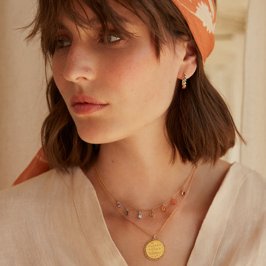 Necklace 6clr0151 Daya Multico