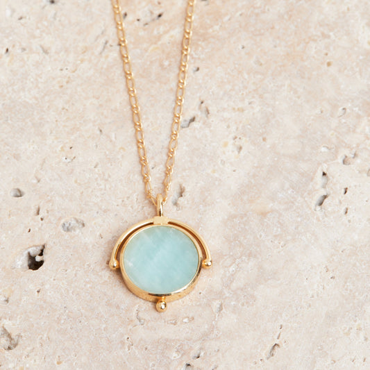 Necklace 6clr0152 Selie Amazonite-Claire