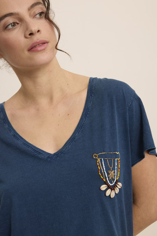 Tshirt Tse2605 Indigo