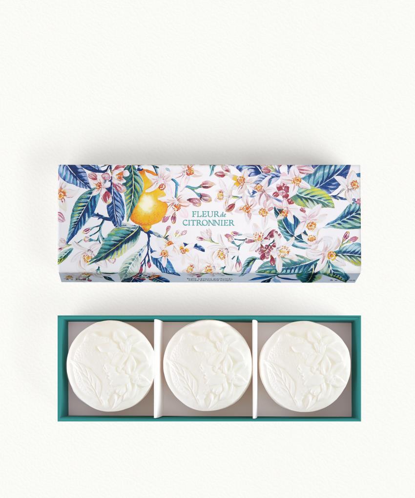 Soap Set 3s0754 Fleur-De-Citronnier