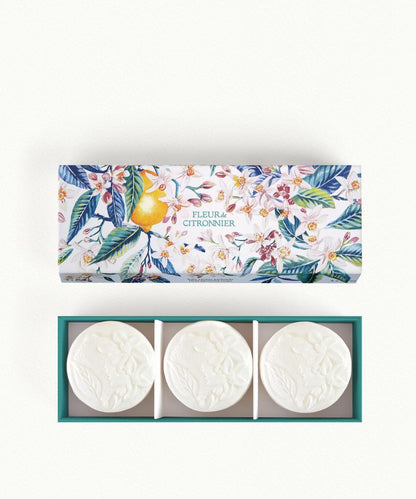 Soap Set 3s0754 Fleur-De-Citronnier