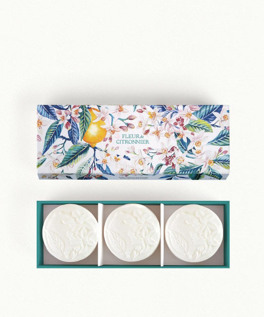 Soap Set 3s0754 Fleur-De-Citronnier