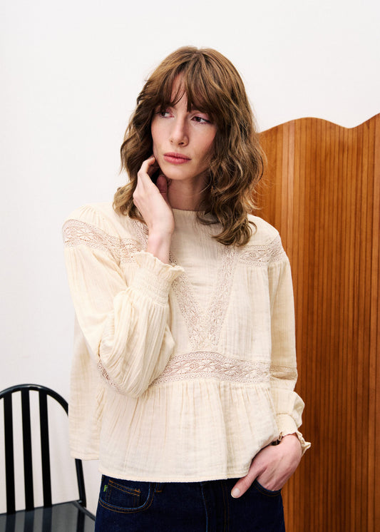 Blouse Inc25611 Ambre Creme