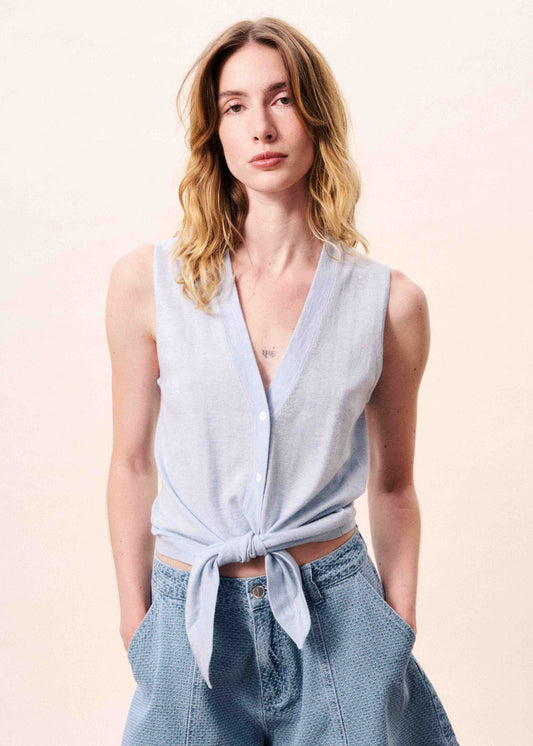 Blouse Aquilo Bleu-Clair