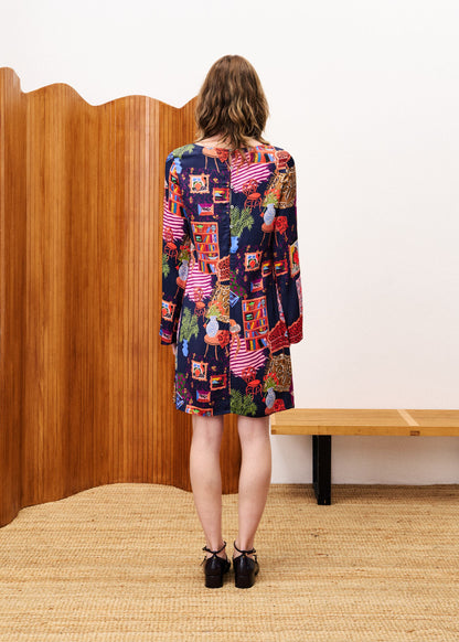 Dress Chc25709 Ayurveda Print-Salon-Nuit