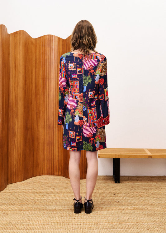 Dress Chc25709 Ayurveda Print-Salon-Nuit