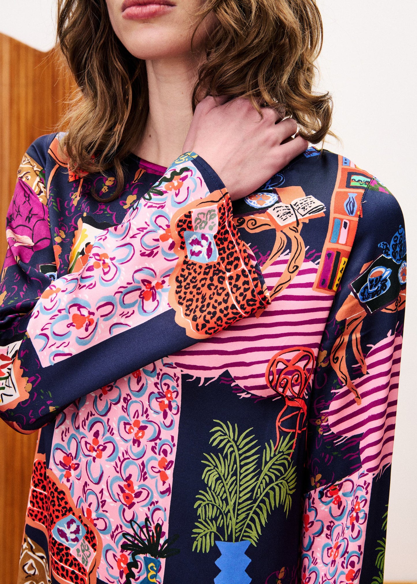 Dress Chc25709 Ayurveda Print-Salon-Nuit