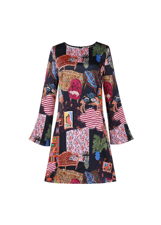 Dress Chc25709 Ayurveda Print-Salon-Nuit
