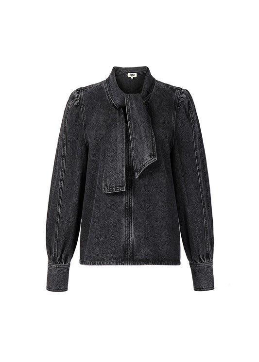 Denim Blouse Chc25739 Bourgeons Noir