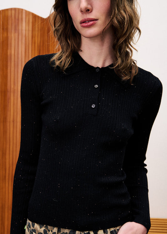 Sweatshirt Chm25812 Chartreux Noir