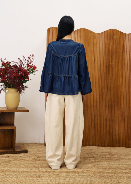 Denim Blouse Chc25683 Cixous Bleu-Jean