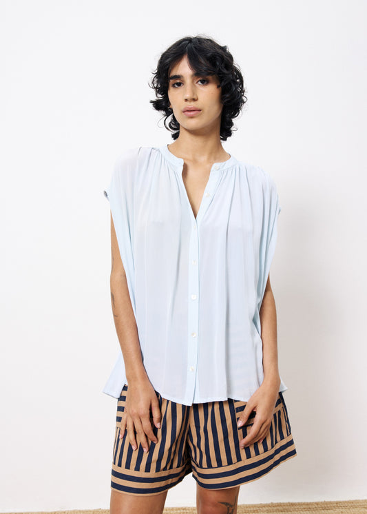 Blouse Inc-25020 Clelya Bleu-Clair