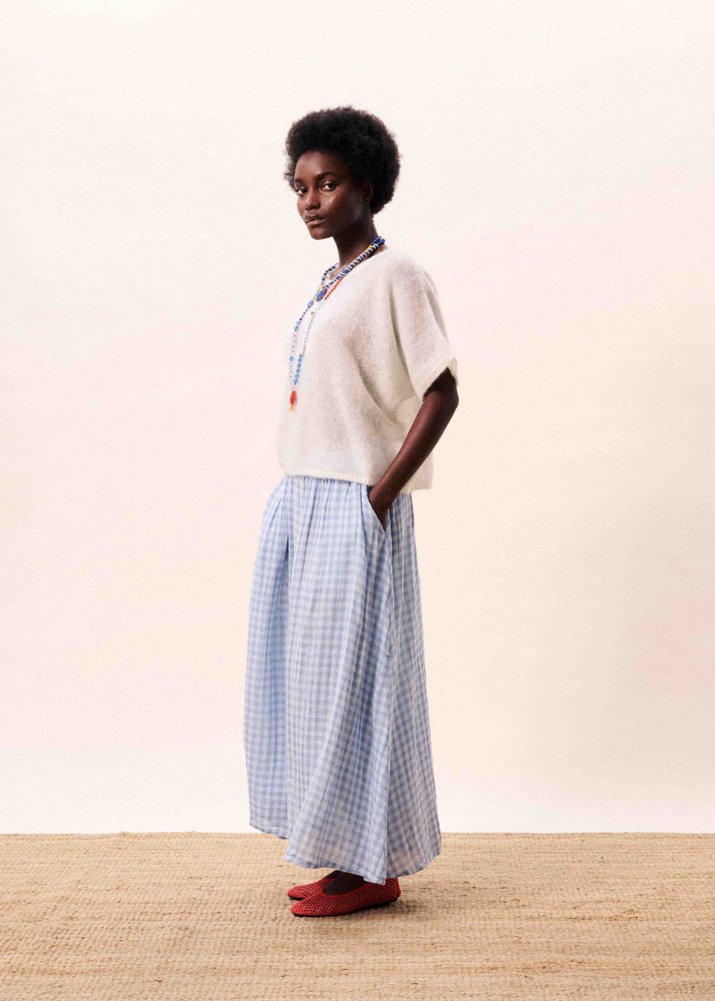 Skirt Cobalt Bleu-Clair