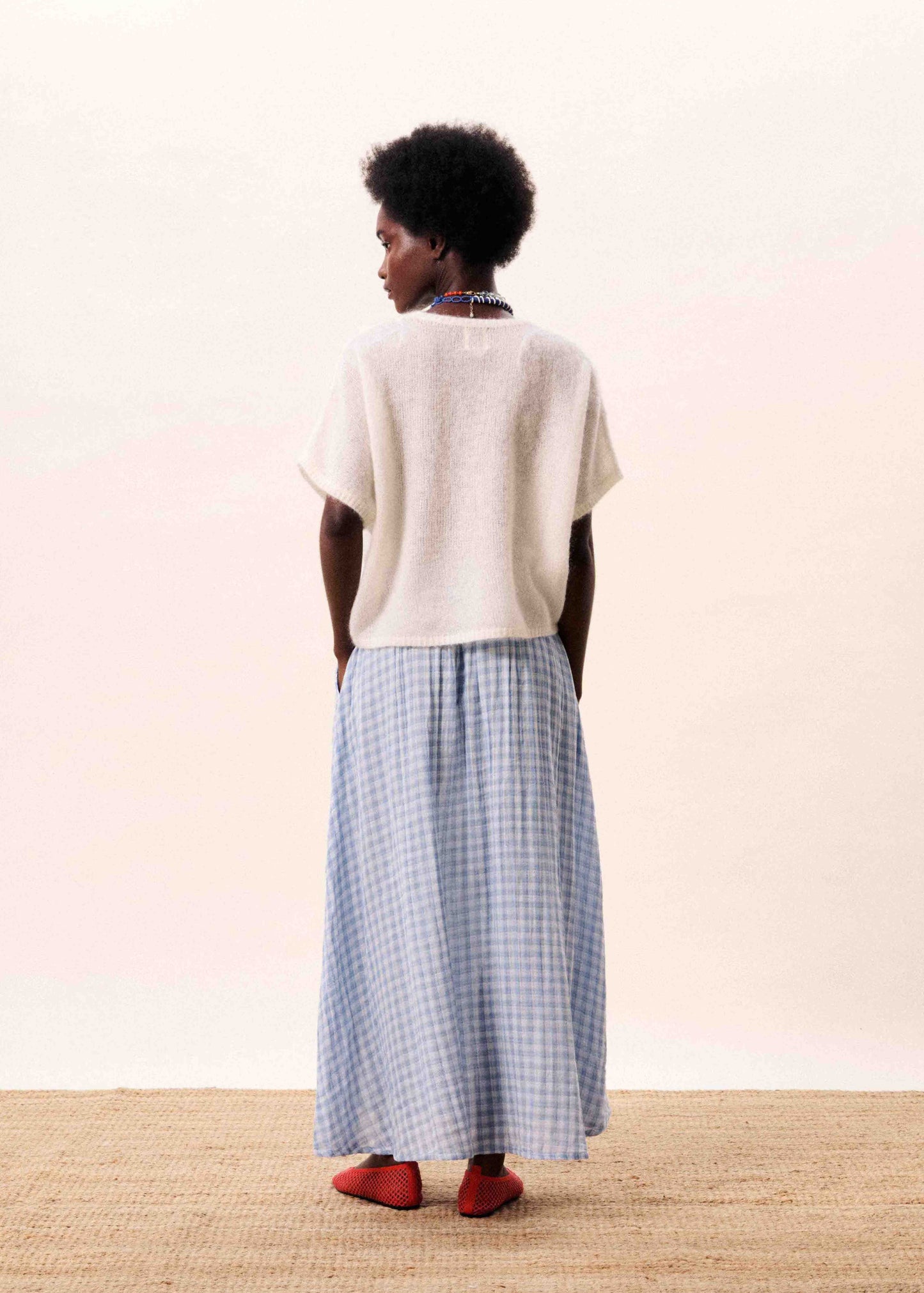 Skirt Cobalt Bleu-Clair