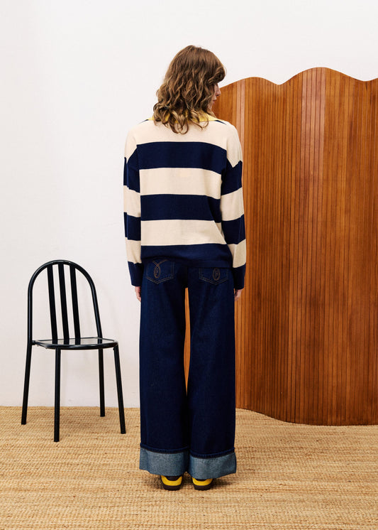 Sweatshirt Chm25778 Colchique Bleu-Marine
