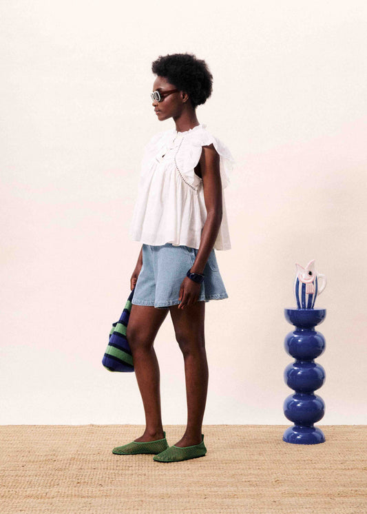 Blouse Detiana Blanc