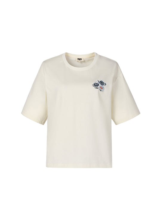 Tshirt Chc25719 Felix Creme